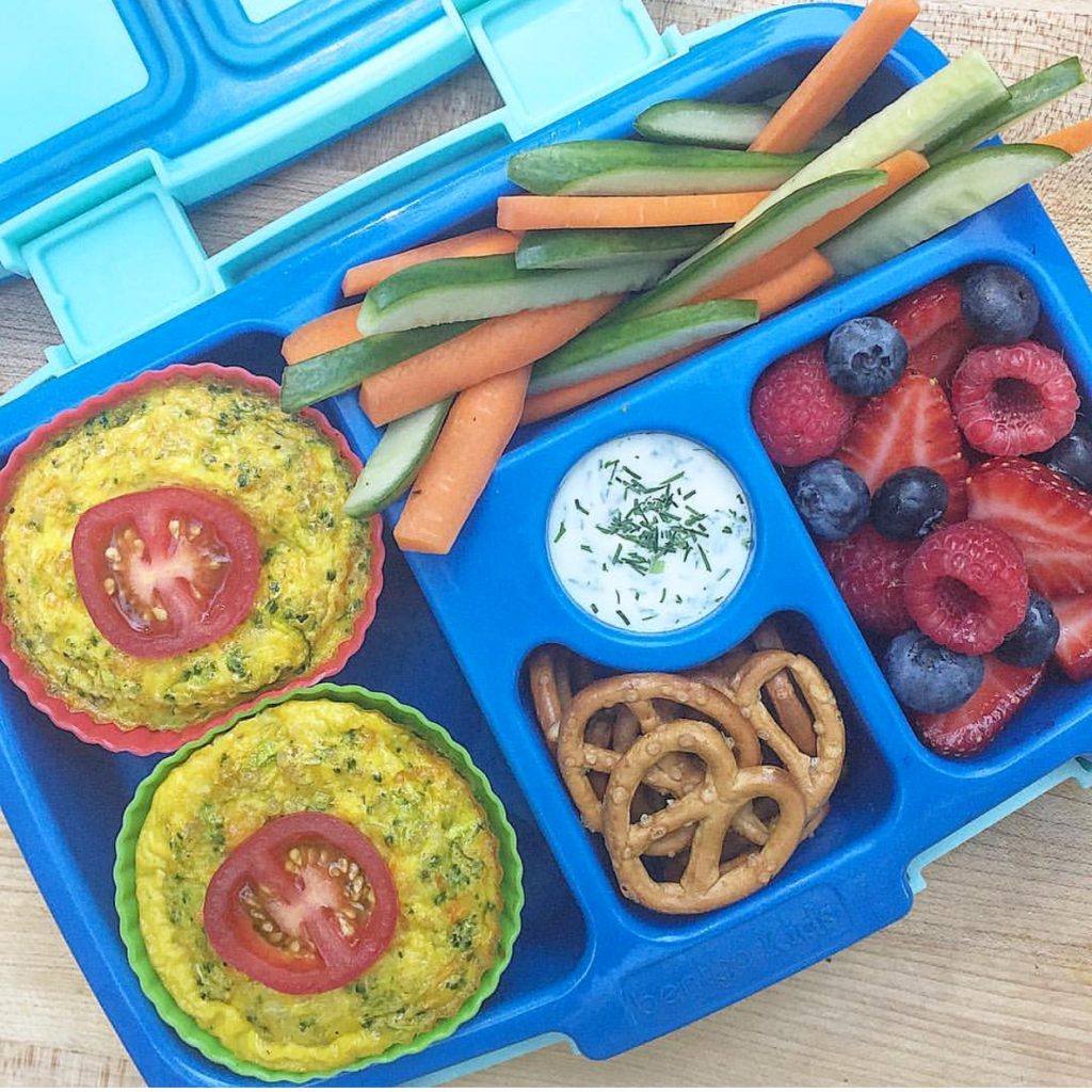 Mini Pancake Bento Box Lunch - Happy Veggie Kitchen