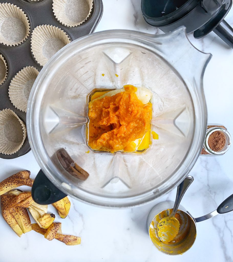 Kids in the Kitchen: Chocolate Pumpkin Blender Muffins