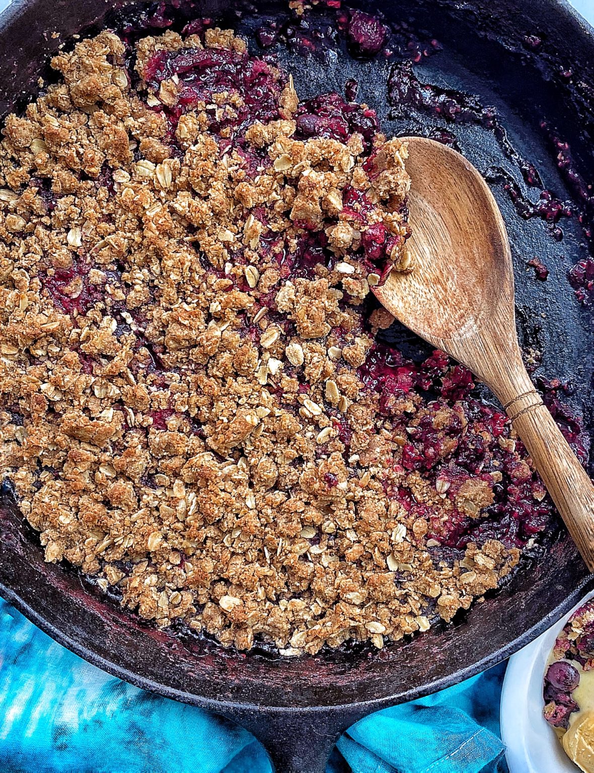 Easy Mixed Berry Crumble - Happy Kids Kitchen by Heather Wish Staller