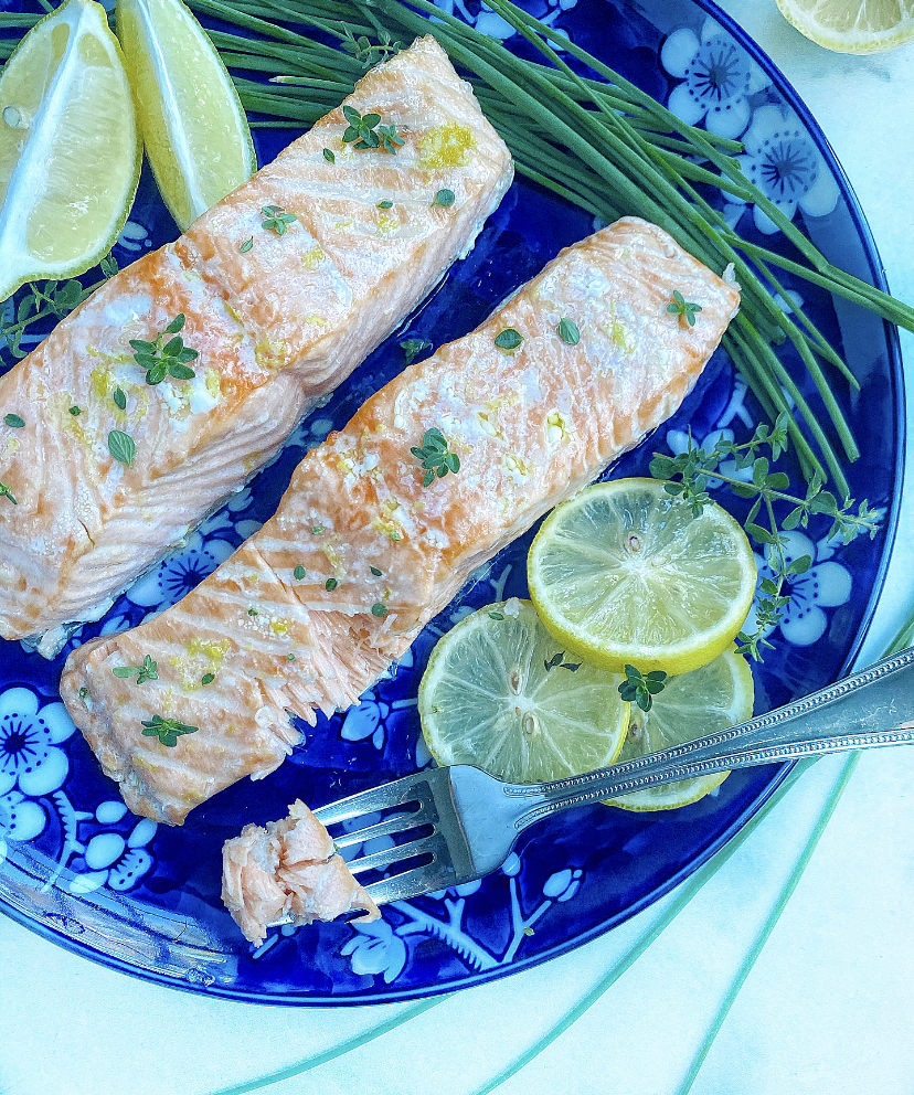 Slow-Roasted Salmon - Happy Kids Kitchen by Heather Wish Staller