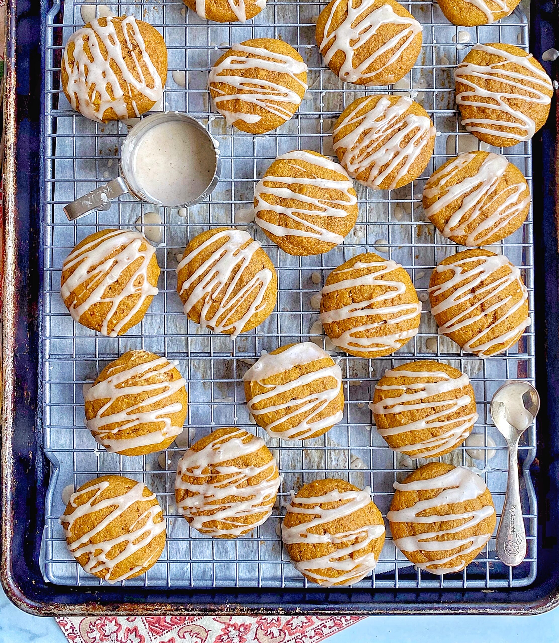 Day 2: Soft Glazed Pumpkin Cookies - Lovin' From the Oven