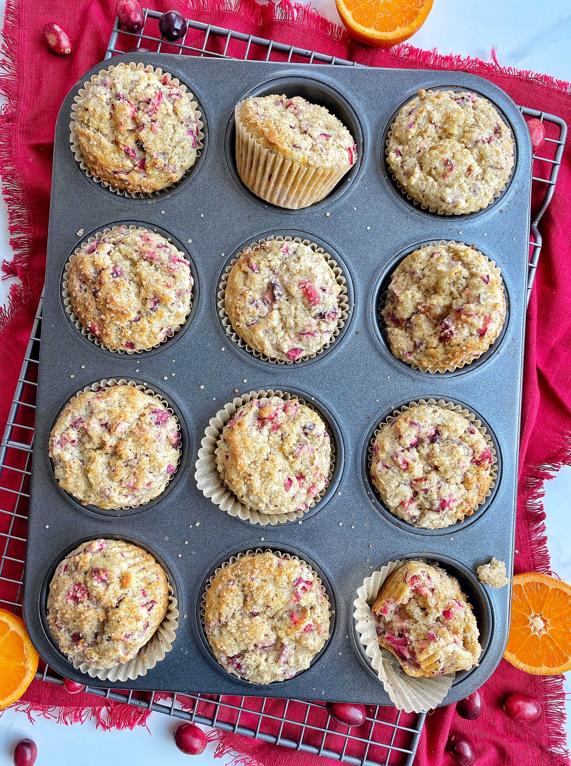 Cranberry Orange Mini Muffins