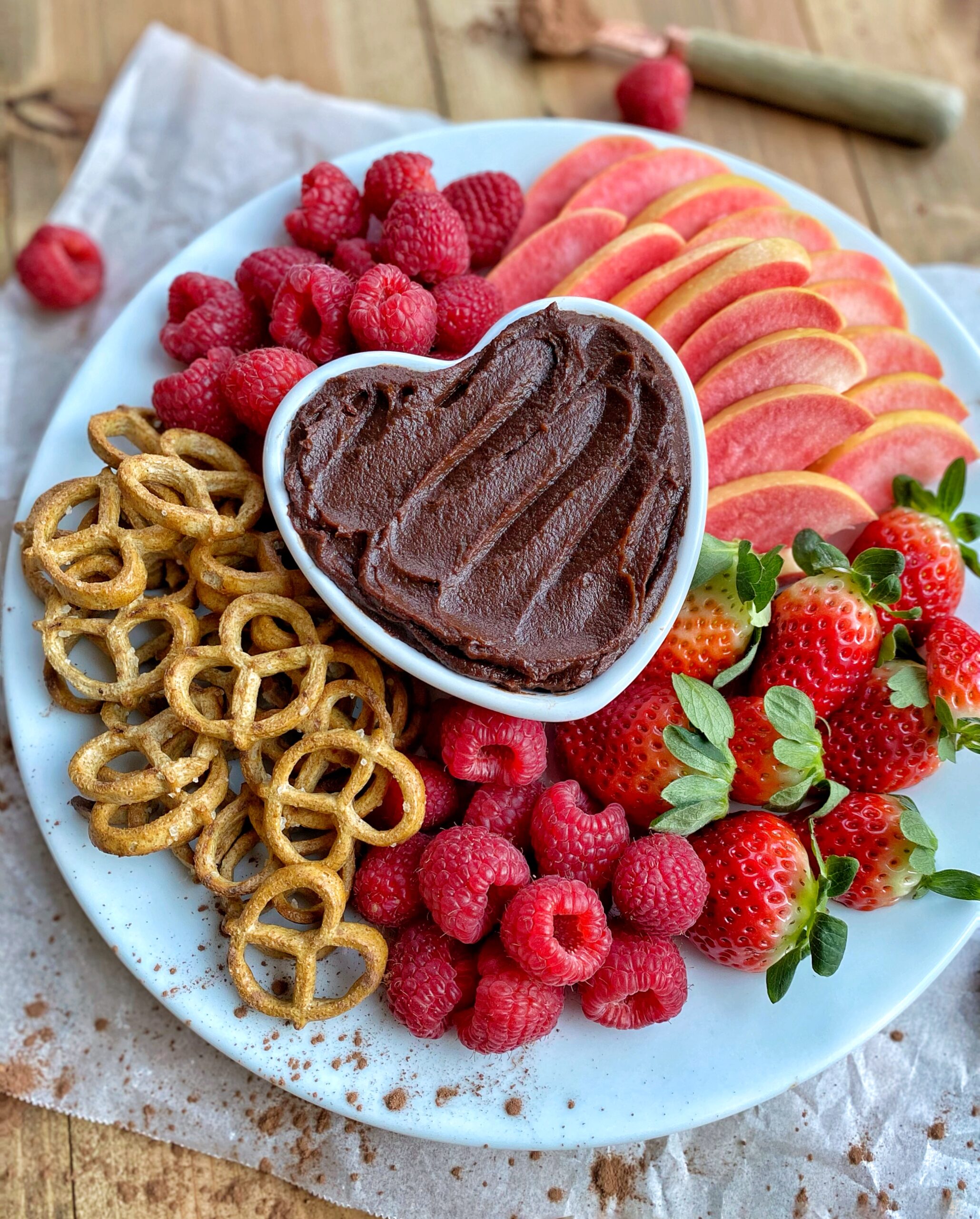 Healthy Chocolate Fruit Dip Meal Prep