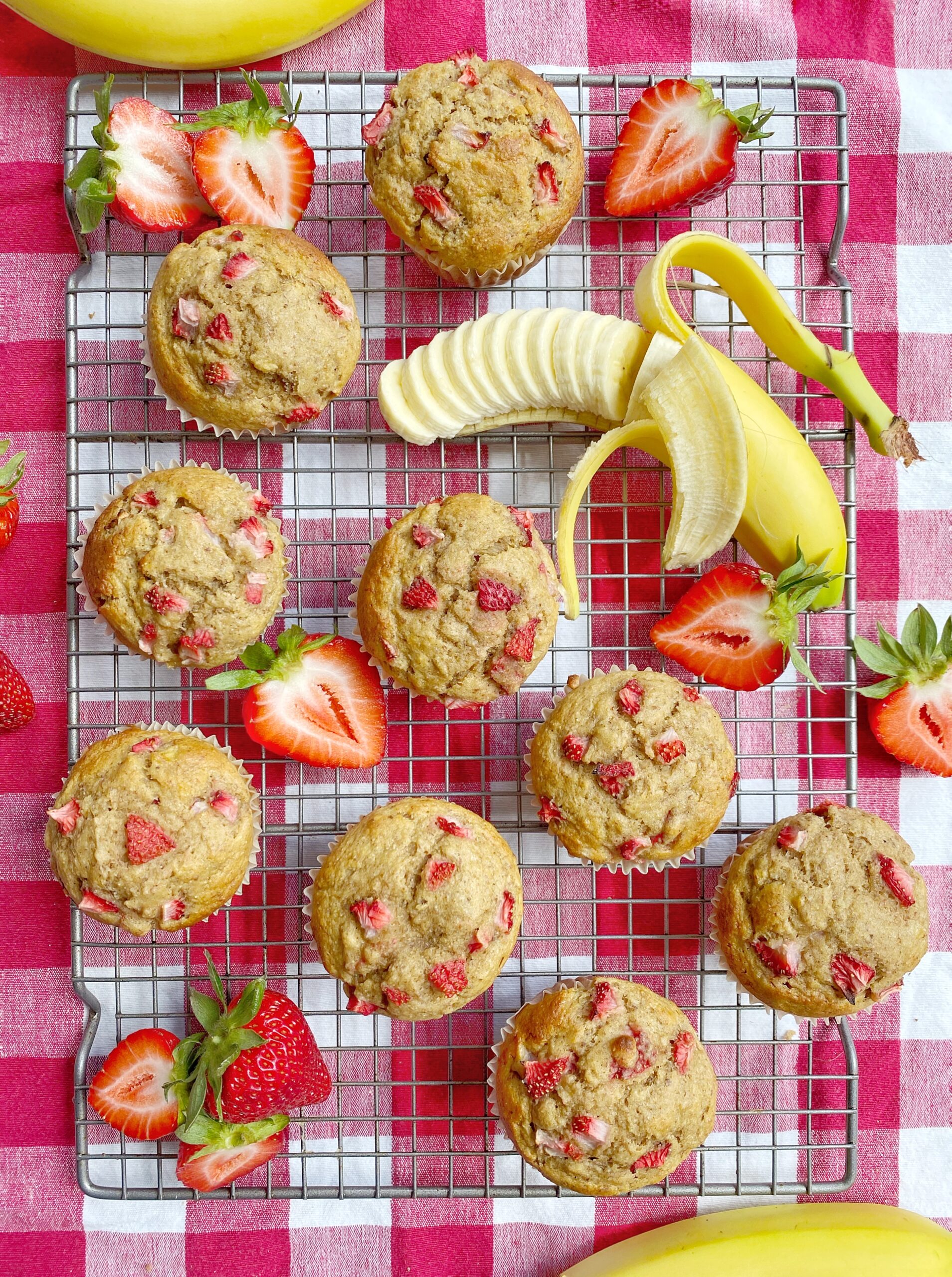 Peanut Butter Banana English Muffins - Strawberry Blondie Kitchen