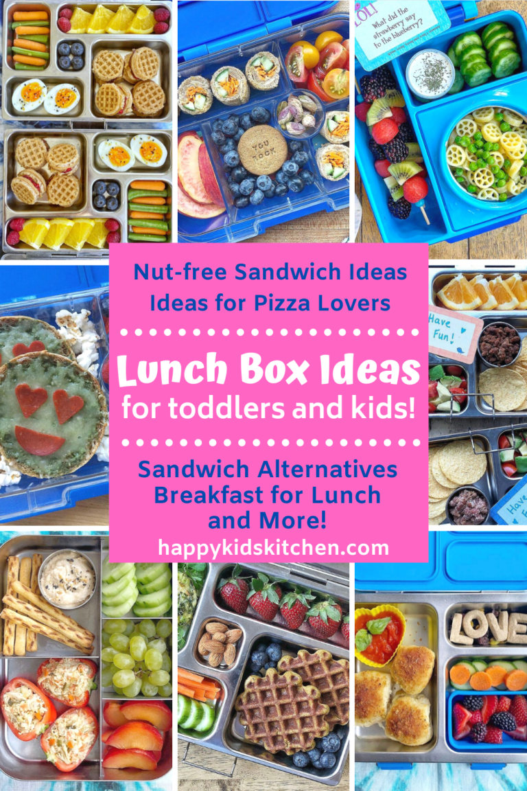 Healthy Lunch Box Ideas for Toddlers and Kids - Happy Kids Kitchen by ...