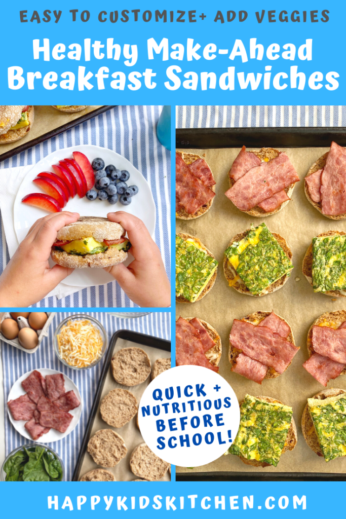 Healthy Make Ahead Breakfast Sandwiches - Kim's Cravings