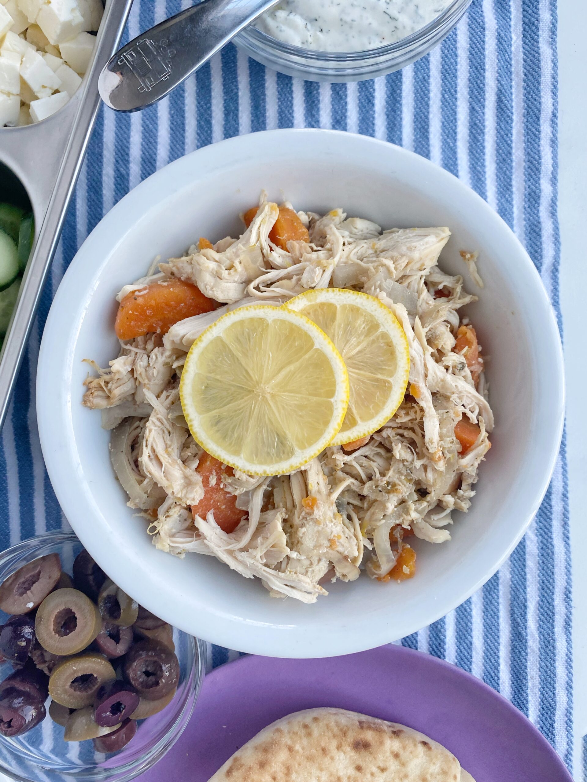 Slow Cooker Lemon and Garlic Chicken - Baby Led Feeding