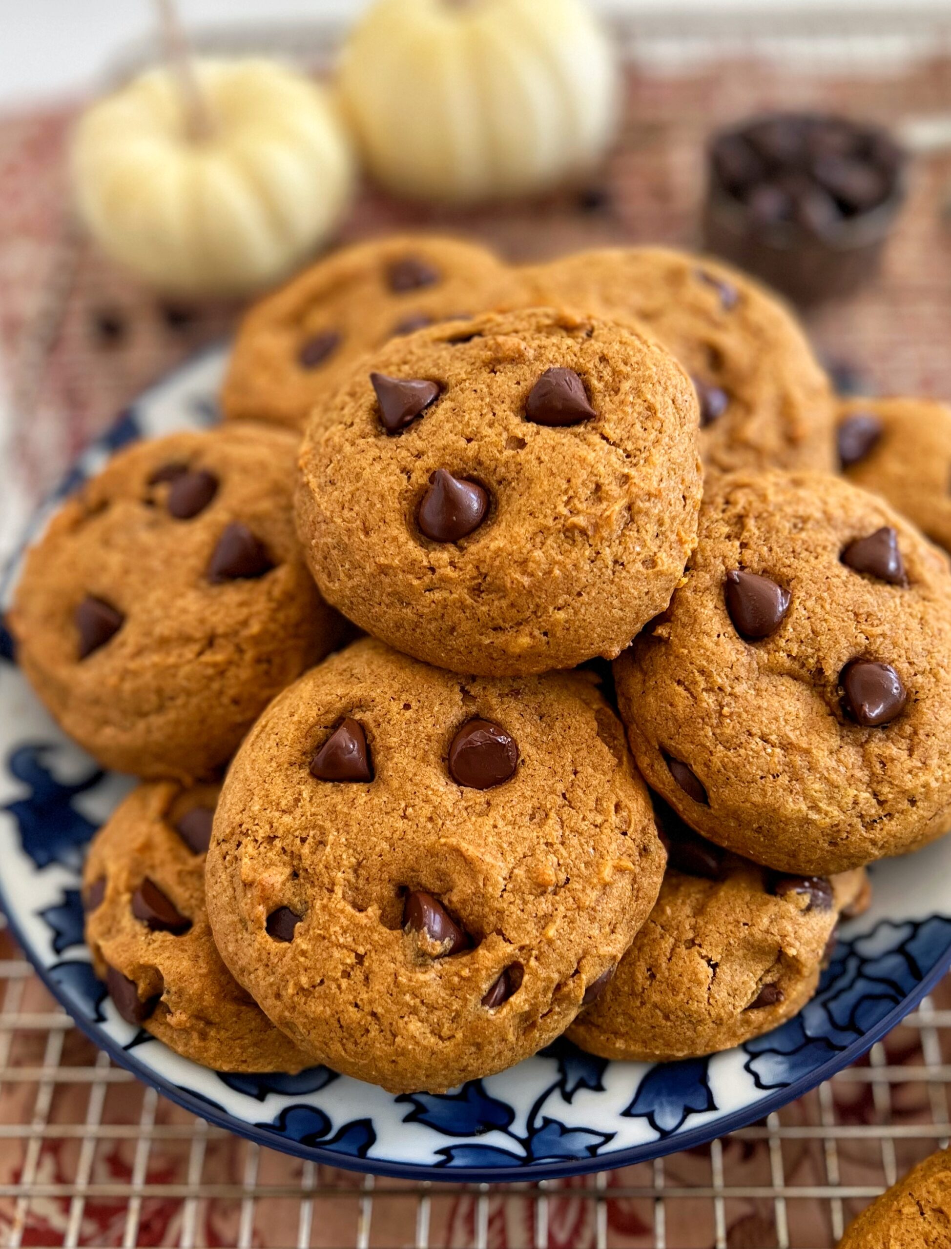 Healthier Pumpkin Chocolate Chip Cookies - Happy Kids Kitchen by ...