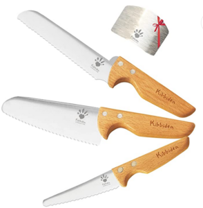 Tovla Jr. Knives for Kids 3-Piece Nylon Kitchen Knife Set