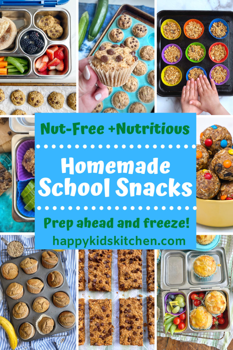 Homemade School Snacks (Nutfree and Nutritious) Happy Kids Kitchen